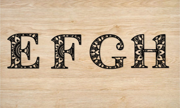 3D Alphabet E to H: Multilayered Design for Creative Projects