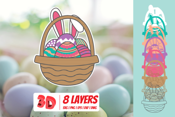 3D Easter Basket SVG: Creative Possibilities for Crafters and Designers