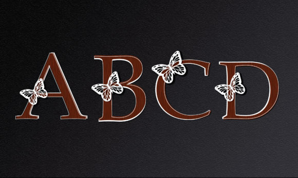 A to D Complete 3D Alphabet Multilayered β A Versatile Design Resource