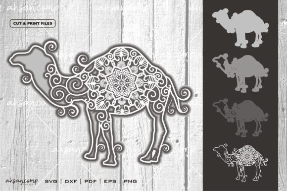 Camel Mandala Vector 3D Layered 1: A Powerful Tool for Modern Designers and Creatives