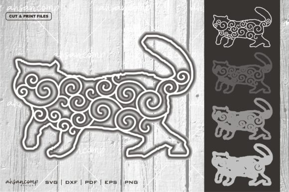 Cat 1 Vector SVG 3D Layered – A Powerful Digital Design Tool