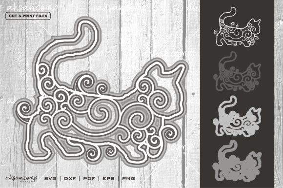 Cat Vector 2 SVG: A Digital Design Asset for Modern Creativity