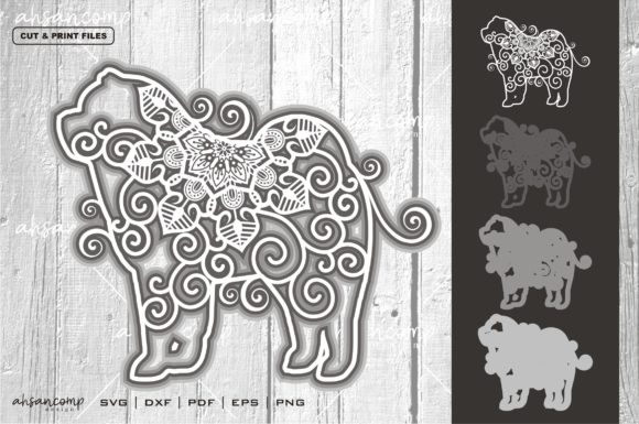 Dog Vector 4 SVG 3D Layered – A Powerful Digital Design Tool for Creators
