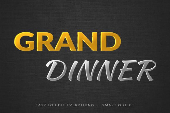 Enhancing Visual Appeal with the Both Golden Silver Style 3D Text Effect