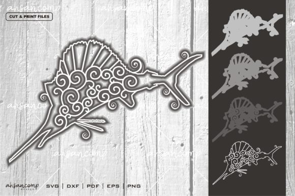 Fish Mandala Vector 3D Layered 2: A Versatile Digital Design Resource for Creative Projects