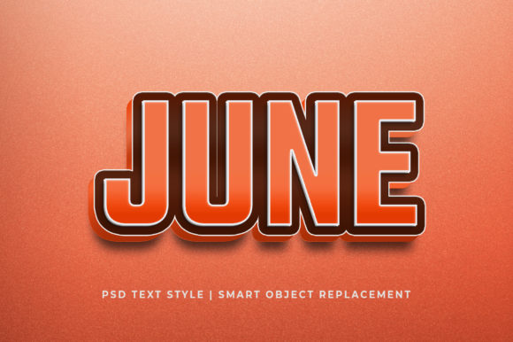 June Month 3D Text Style Effect Mockups: Everything You Need to Know for Creative Projects