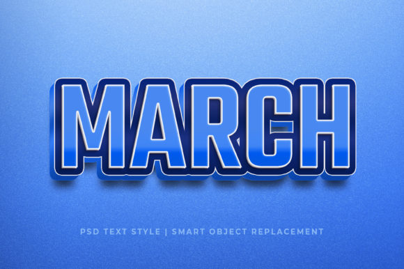 March 3D Text Effect Mockup: A Must-Have Tool for Designers and Content Creators