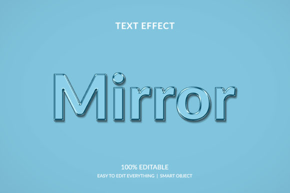 Mirror 3D Glass Water Style Text Effect: A Stunning Design Tool