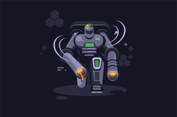 Modern 3D Robot Illustration: A Timeless Design for Contemporary Projects