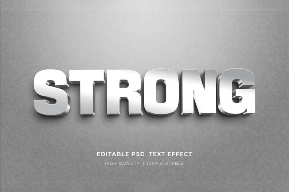 Strong Editable 3D Text Style Effect – A Game-Changer for Creative Projects