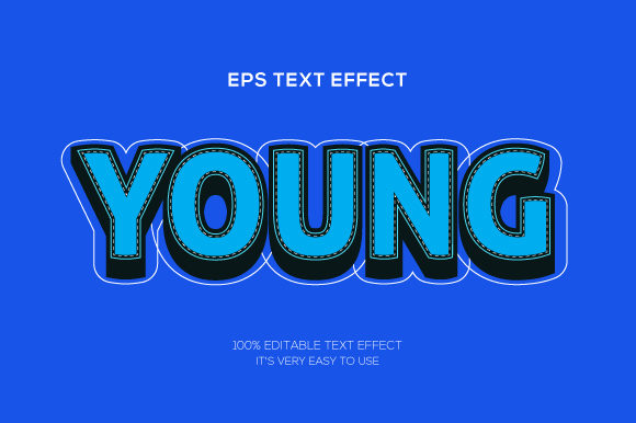 Text Effect Blue 3D Text Effect: A Strategic Tool for Visual Impact and Brand Consistency
