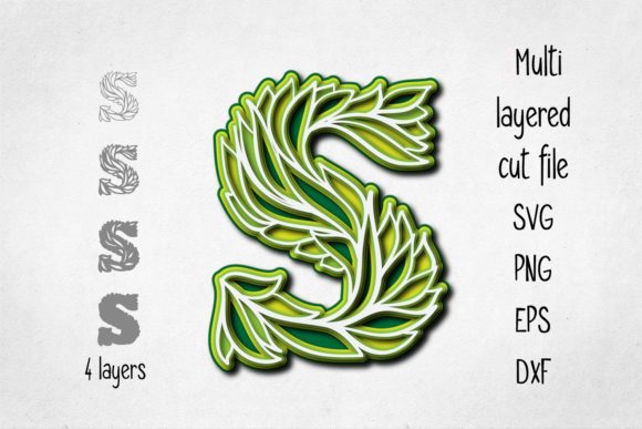 Transform Your Space with the 3D Layered Alphabet Letter S: A Modern Twist on Wall Art and Decor