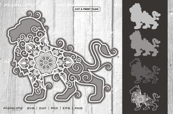 Unlocking Creativity with Lion Mandala Vector 3D Layered 2: A Digital Design Revolution